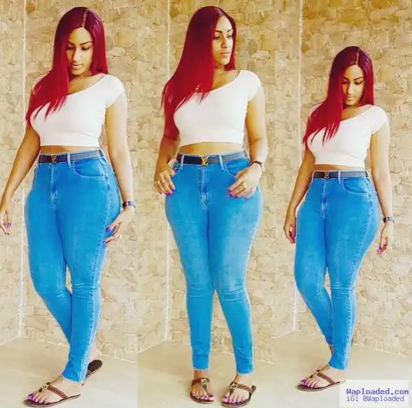 Photo: Actress Juliet Ibrahim Flaunts Curves In Skin Tight Jeans And Crop Top